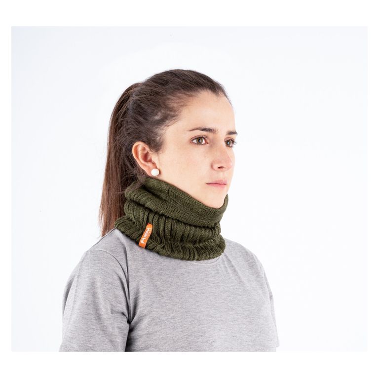 ANDINA OUTDOORS Cuello Bandana Térmico de Alpaca con Seda