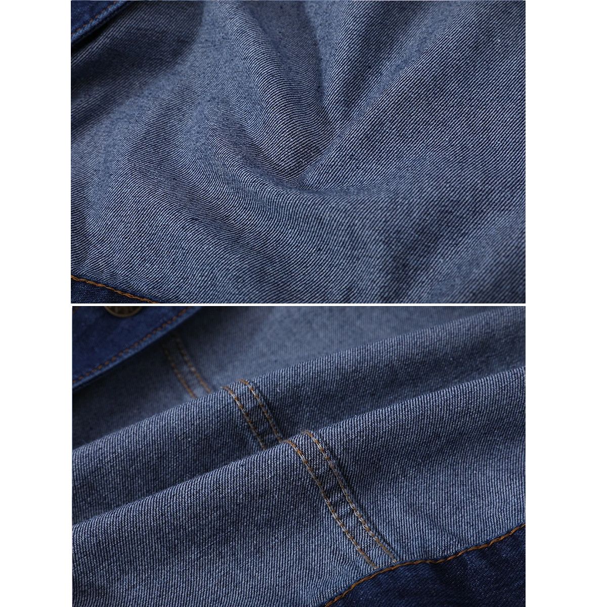 EDWINAYY - Chaqueta Denim Clásica Americanino Jacket Cuello En Punta