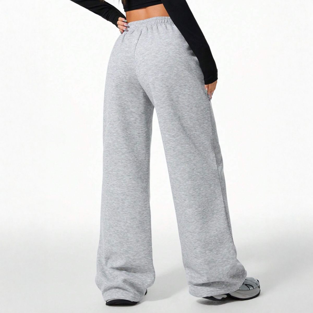 AGW - Pantalón Buzo Algodón Térmico Forrado en Chiporro Palazzo