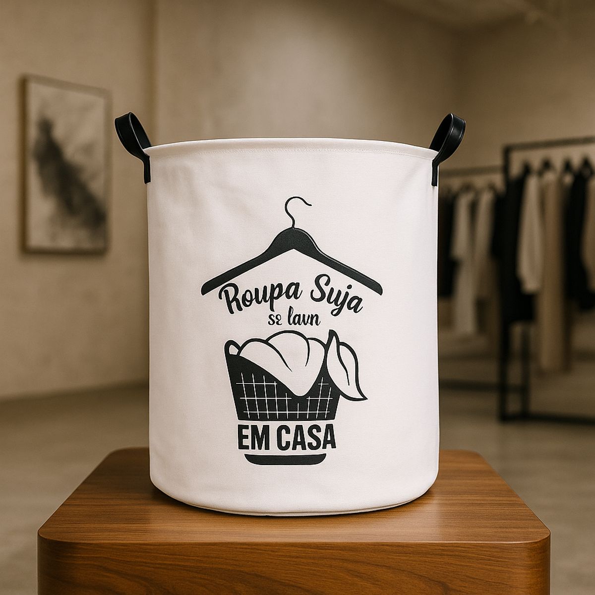 ARMONIA - Canasto para ropa En Casa 30x40 diseño minimalista 696