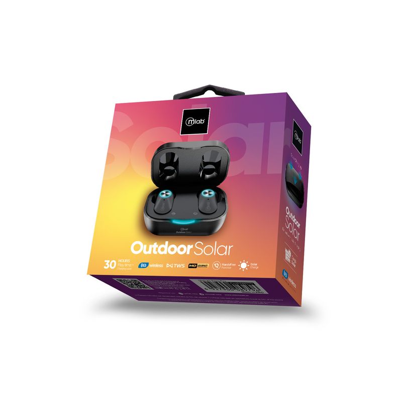 MLAB - AUDIFONO BLUETOOTH TWS OUTDOOR SOLAR CHARGER