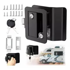 GENERICO - Chapa Cerradura Camper Casa Rodante Inoxidable Grande