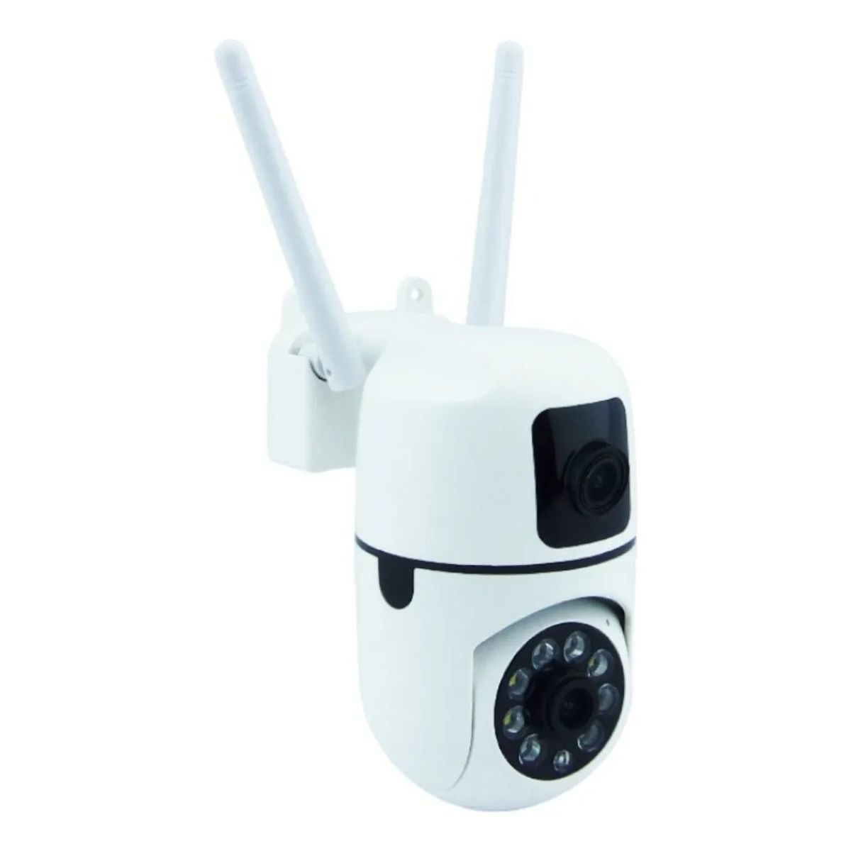 GENERICO - Camara Vigilancia Ip Wifi Doble Lente Con Movimiento