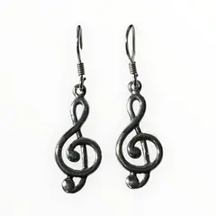 TAETHAI - Aros de plata 925 nota musical