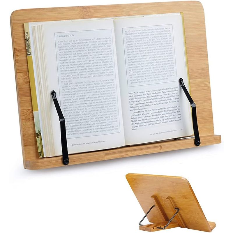 KUANGYE - Plegable Escritorio Música Soporte Libro De Cocina 34cmx24cm