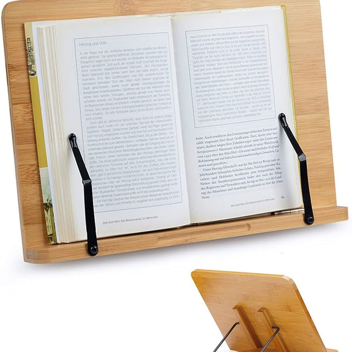 KUANGYE - Plegable Escritorio Música Soporte Libro De Cocina 34cmx24cm