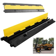 GENERICO - Rampa de Protección de Cable 2 Vías Canaleta Pasacables de Suelo