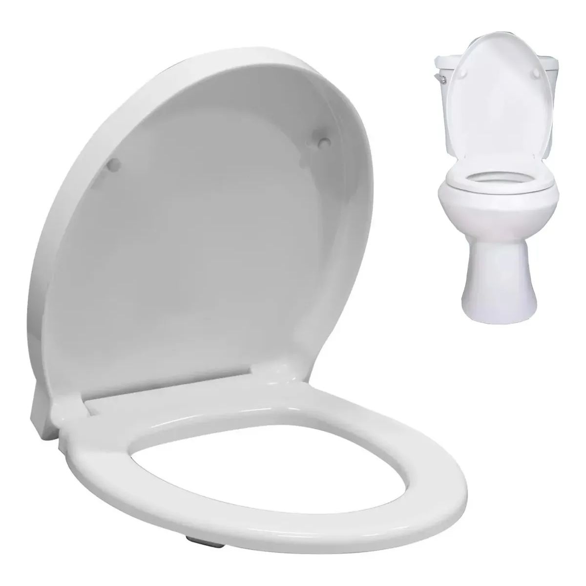 GENERICO - Tapa Asiento Para Baño Wc Cierre Suave