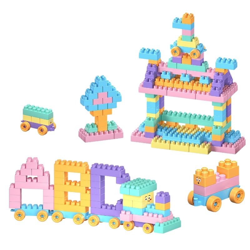BLWOENS - Juguetes de bloques de construcción de partículas - Rosa