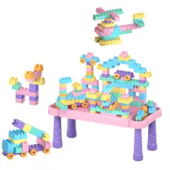 BLWOENS - Juguetes de bloques de construcción de partículas - Rosa