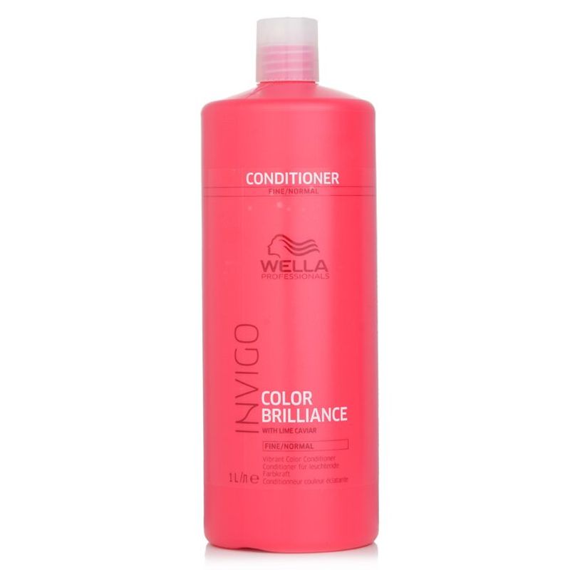 WELLA - Acondicionador Invigo Color Brilliance con caviar de lima 1000ml Wella