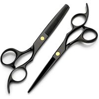 Kit Tijera Profesional Entresacadora + Filo Navaja + Estuche