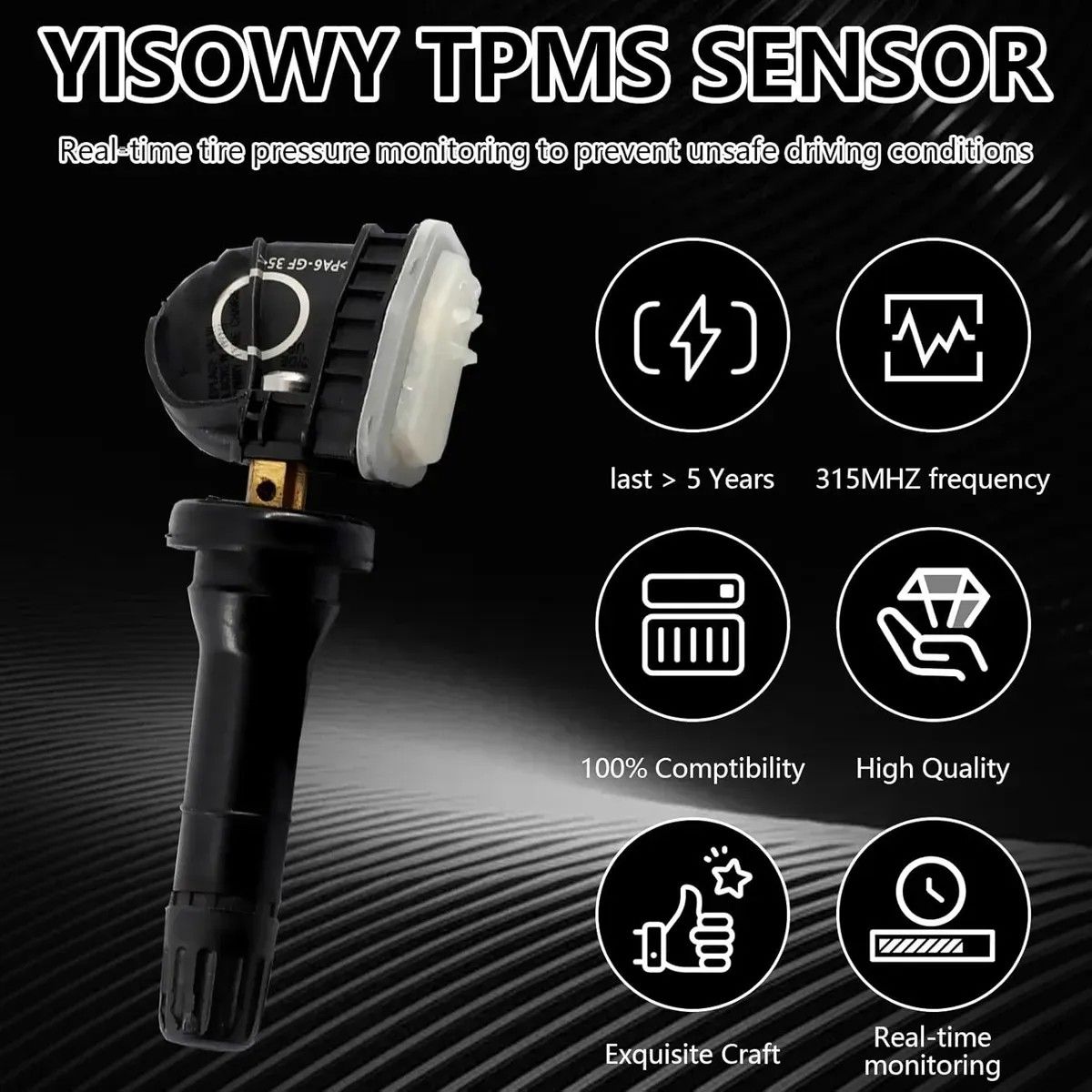 KUANGYE - Sensor Presión De Neumático Para Ford F150 2015-2021