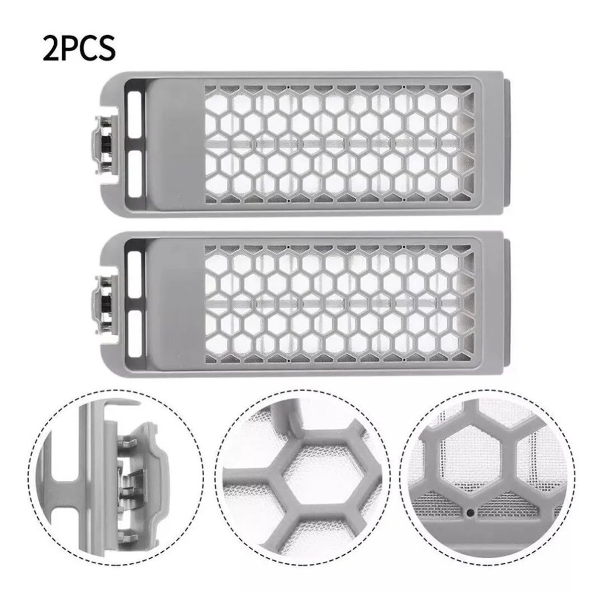 GENERICO - 2 Filtros Pelusas Lavadora Para Samsung 17-18-19Kg