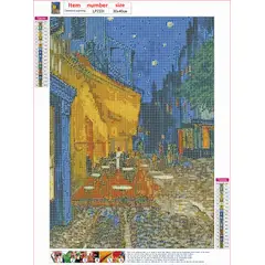 GENERICO - Noche Estrellada Diamond Painting Diy 5d Kit