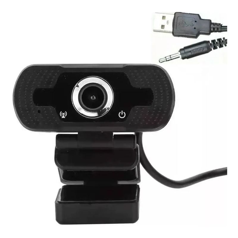 GENERICO - Camara Webcam Usb Con Micrófono Teletrabajo Videoconferencia