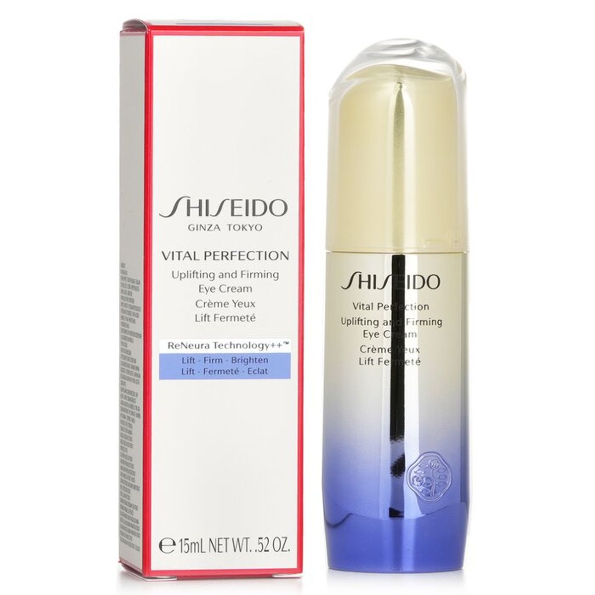 SHISEIDO - Crema de Ojos Vital Perfection Edificante & Reafirmante - Shiseido