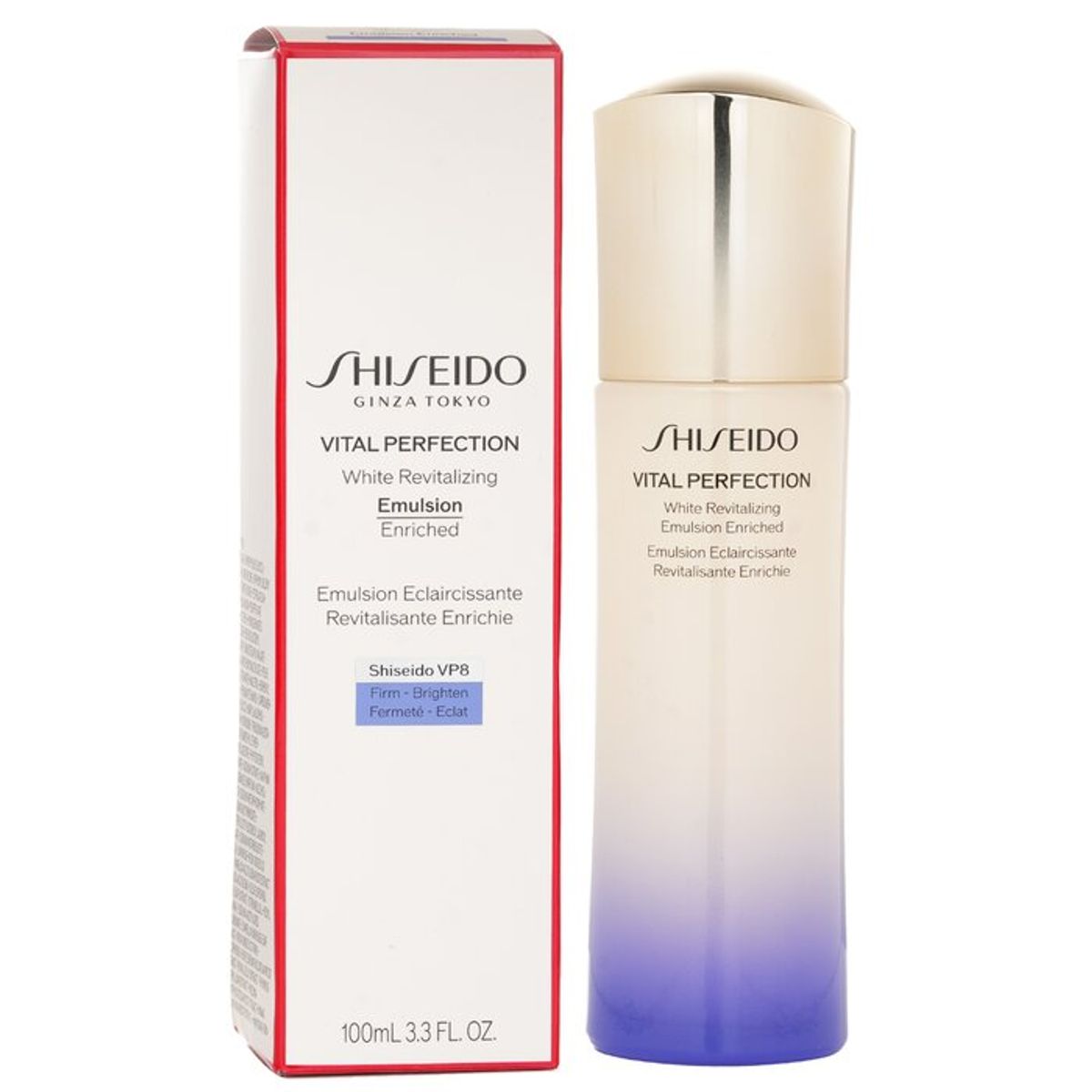 SHISEIDO - Emulsión Revitalizante Blanca Vital-Perfection Enriquecida 100ml Shiseido