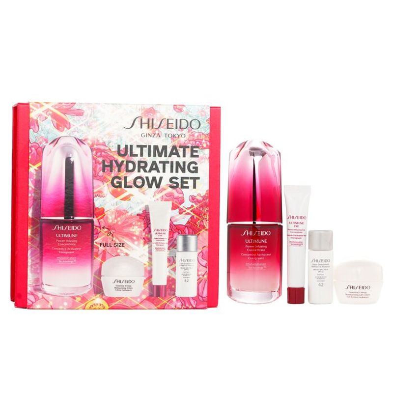 SHISEIDO - Set Ultimate Hydrating Glow Ultimune Conncentrado