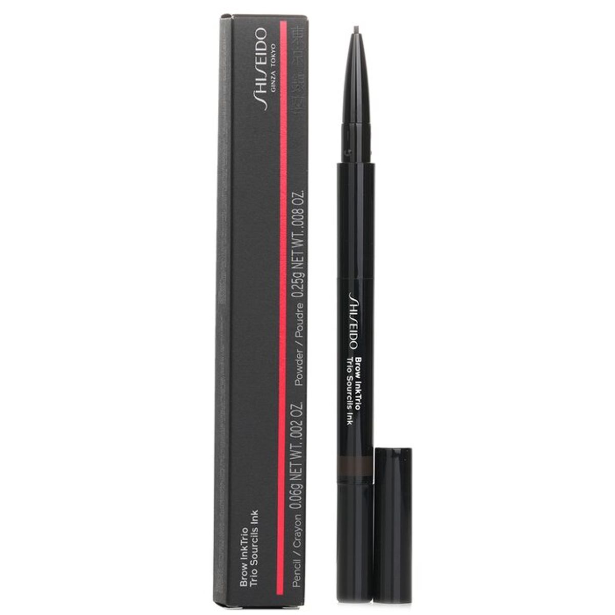 SHISEIDO - Trío Tinte Cejas 04 Ebony - Shiseido