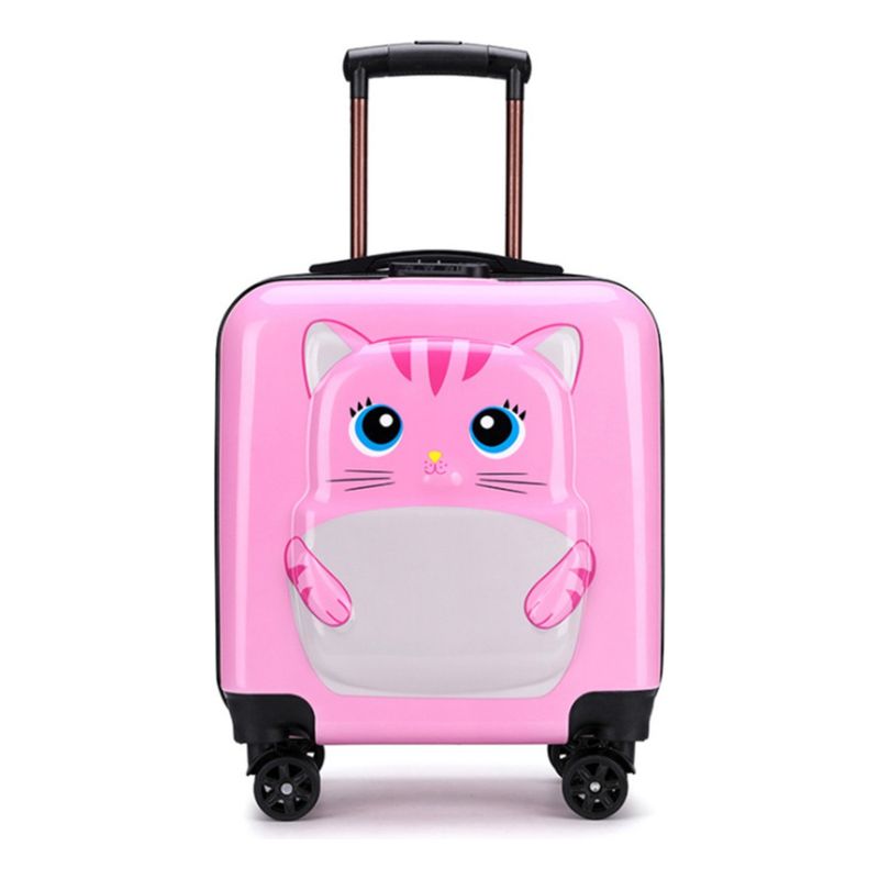 AFVENTURA - Maleta De Viaje Para Niños Pequeña Cuadrada