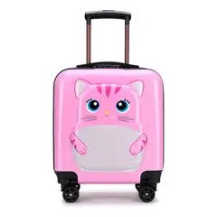 AFVENTURA - Maleta De Viaje Para Niños Pequeña Cuadrada