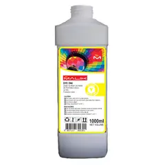 MALIK - Tinta Amarillo 1 Litro con Botella GT53 para Hp ST 517