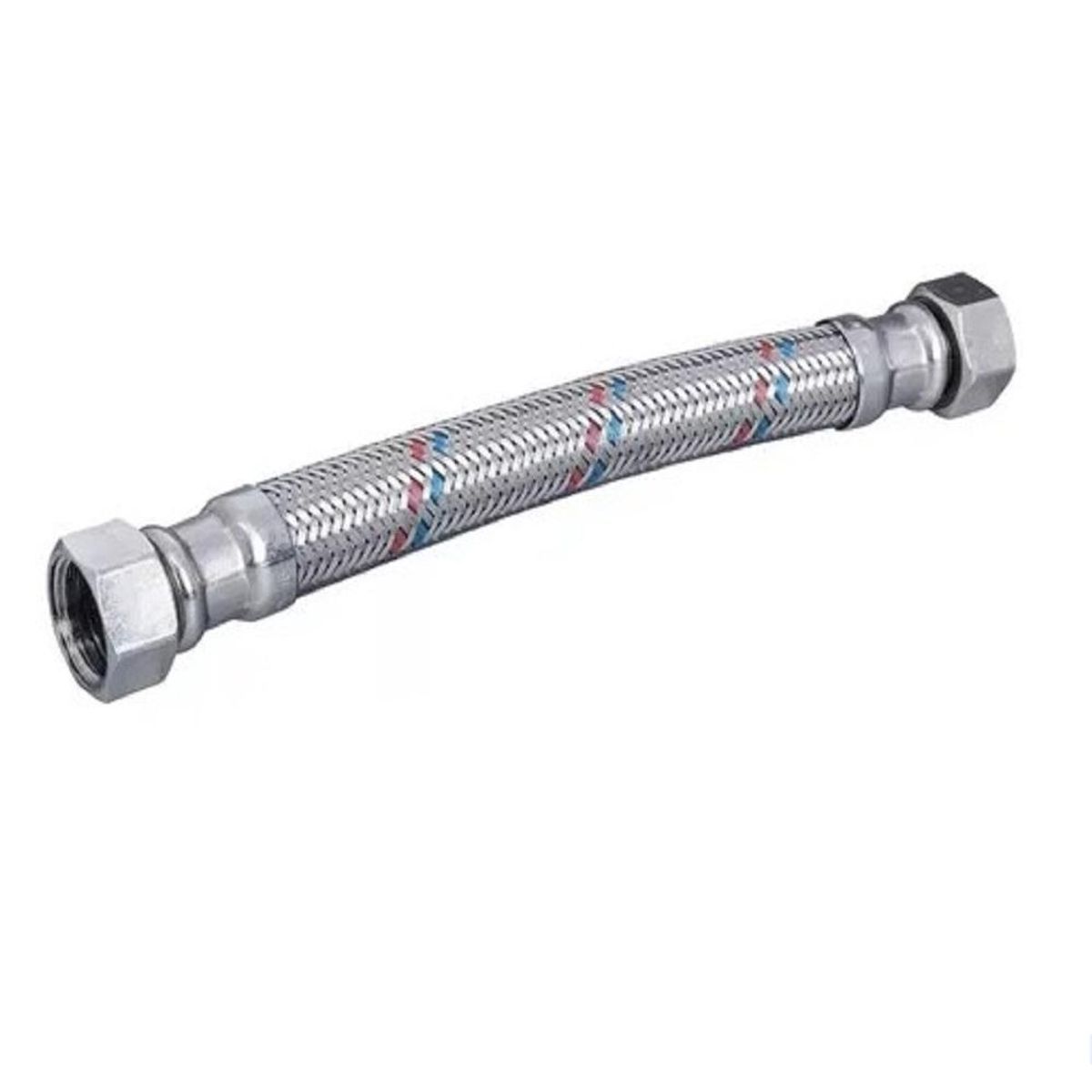 GENERICO - Flexible De 12 Acero Inoxidable 35cm Calefont He-hi Hoffens - Negro