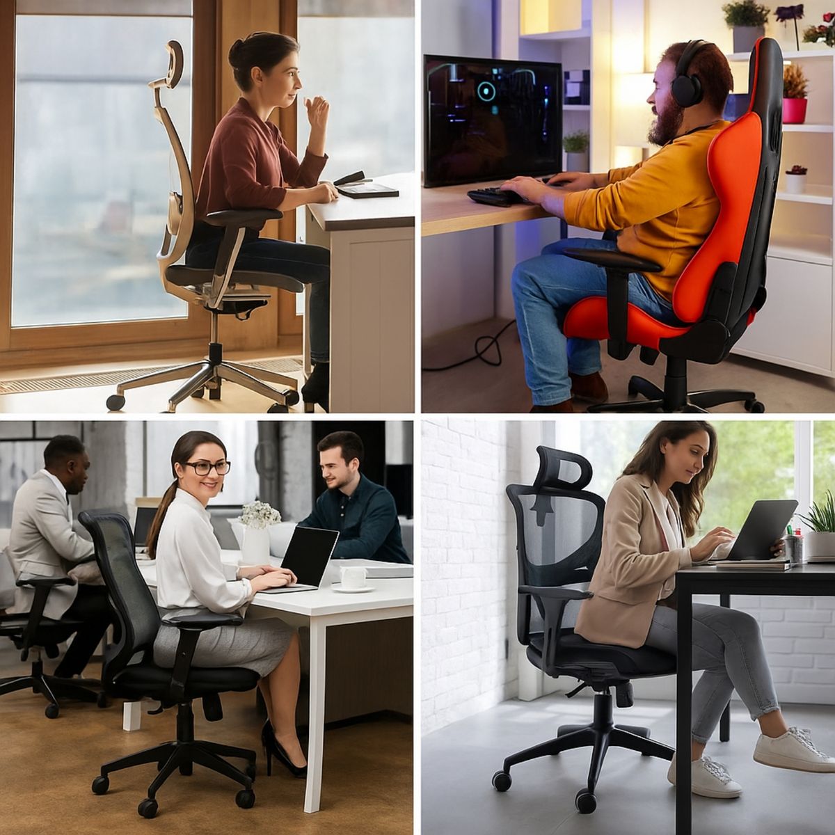 GENERICO - Pistón De Gas Silla De Oficina Universal Para Toda Silla 27cm 3 Etapas