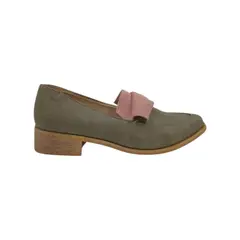 HERIEL - Zapato Gris Bajo Mujer