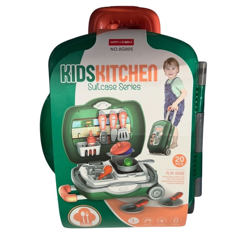 GENERICO - Maletín De Cocina Kidskitchen Verde