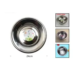 GENERICO - Bowl De Acero Inoxidable 24 Cm Para Cocina