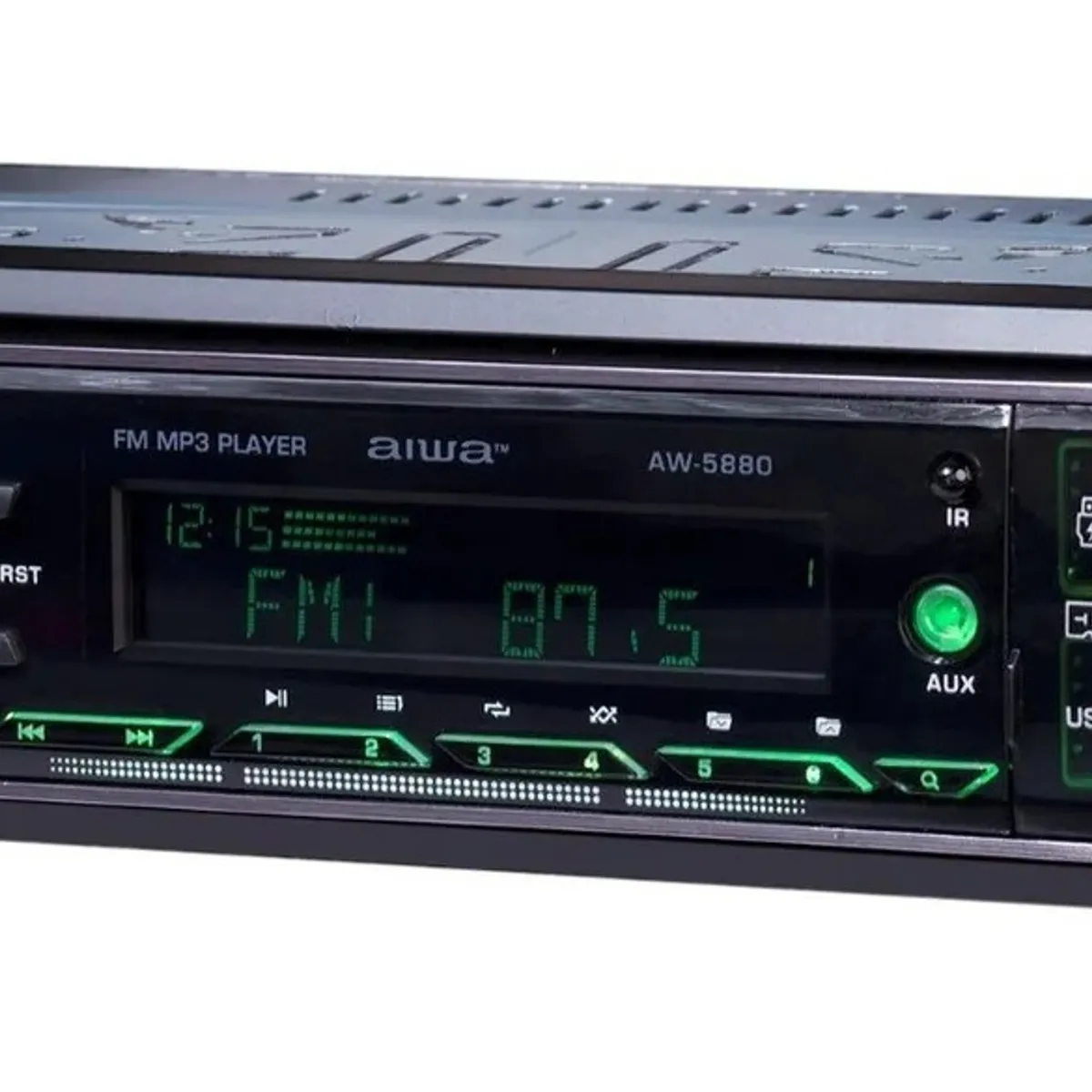 AIWA - Radio Auto 1 Din Bluetooth Usb X2 Radio Fm Aiwa / Aw-5880t