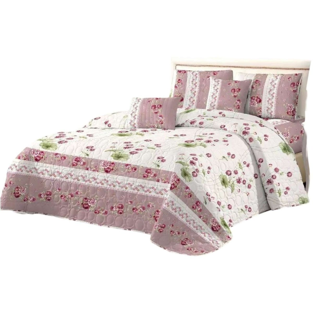 GENERICO - CUBRECAMA QUILT PRIMAVERA VERANO 2PLAZAS Y9