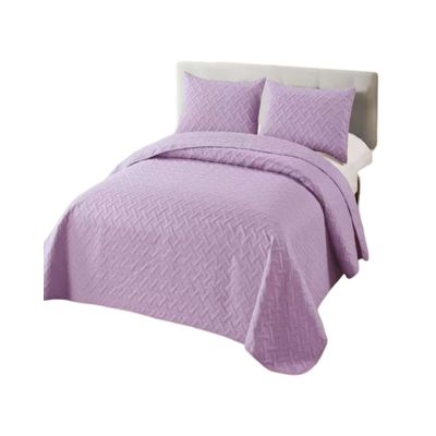 Imagen 2 del producto COBERTOR COLCHAS QUILT DE VERANO 2 PLAZAS LILA