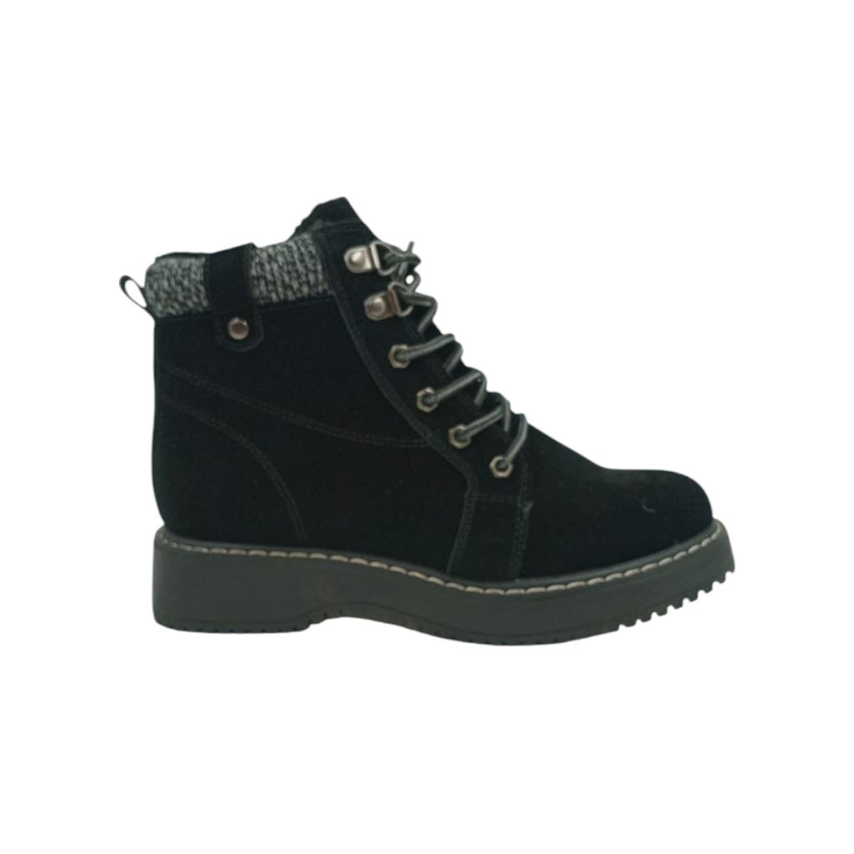 HERIEL - Botín Negro Plataforma Mujer