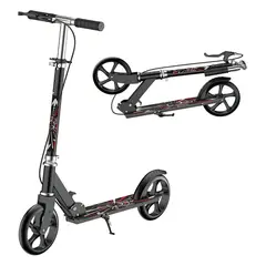 GENERICO - Scooter Plegable Metalico 2 Ruedas