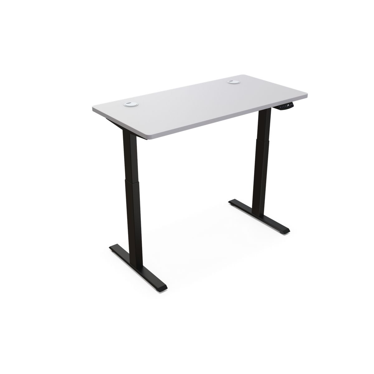 UPLIFT - Escritorio Eléctrico Regulable UpLift - Cubierta Blanca 120x 60cm + Base Negra