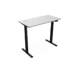 UPLIFT - Escritorio Eléctrico Regulable - Cubierta Blanca 120x 60cm + Base Negra