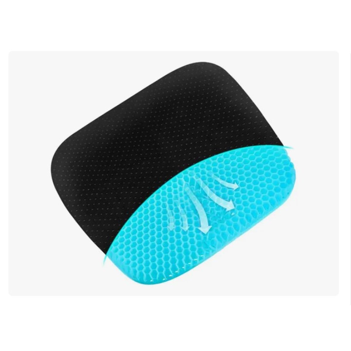 OFERTABKN - Cojin Gel Silicon Ergonomico Panal Comodo Asiento Auto Silla