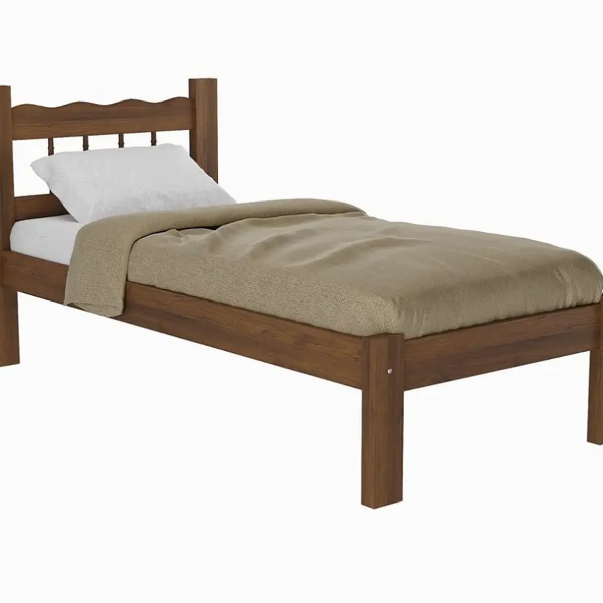 BE DESIGN - Cama 1 Plaza Berlin Caramelo