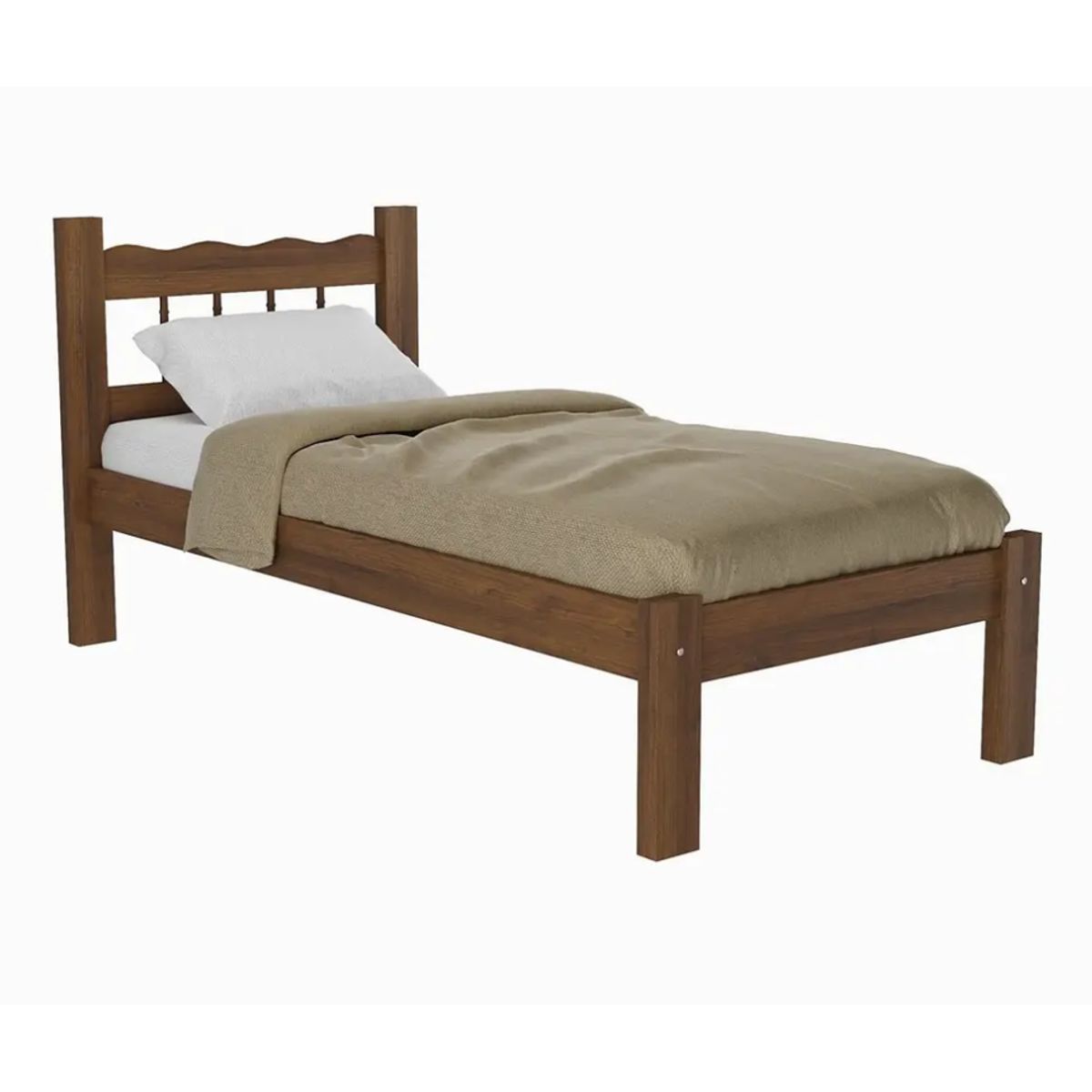 BE DESIGN - Cama 1 Plaza Berlin Caramelo