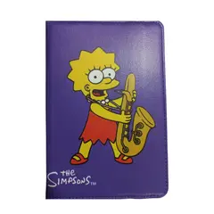 GENERICO - Funda Universales Para Tablet 9 10 Pulga Los Simpsons Lila