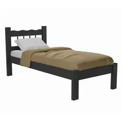 BE DESIGN - Cama 1 Plaza Berlin Negro