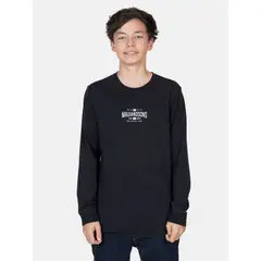 MAUI AND SONS - Polera ML Active Negro Infantil - Negro