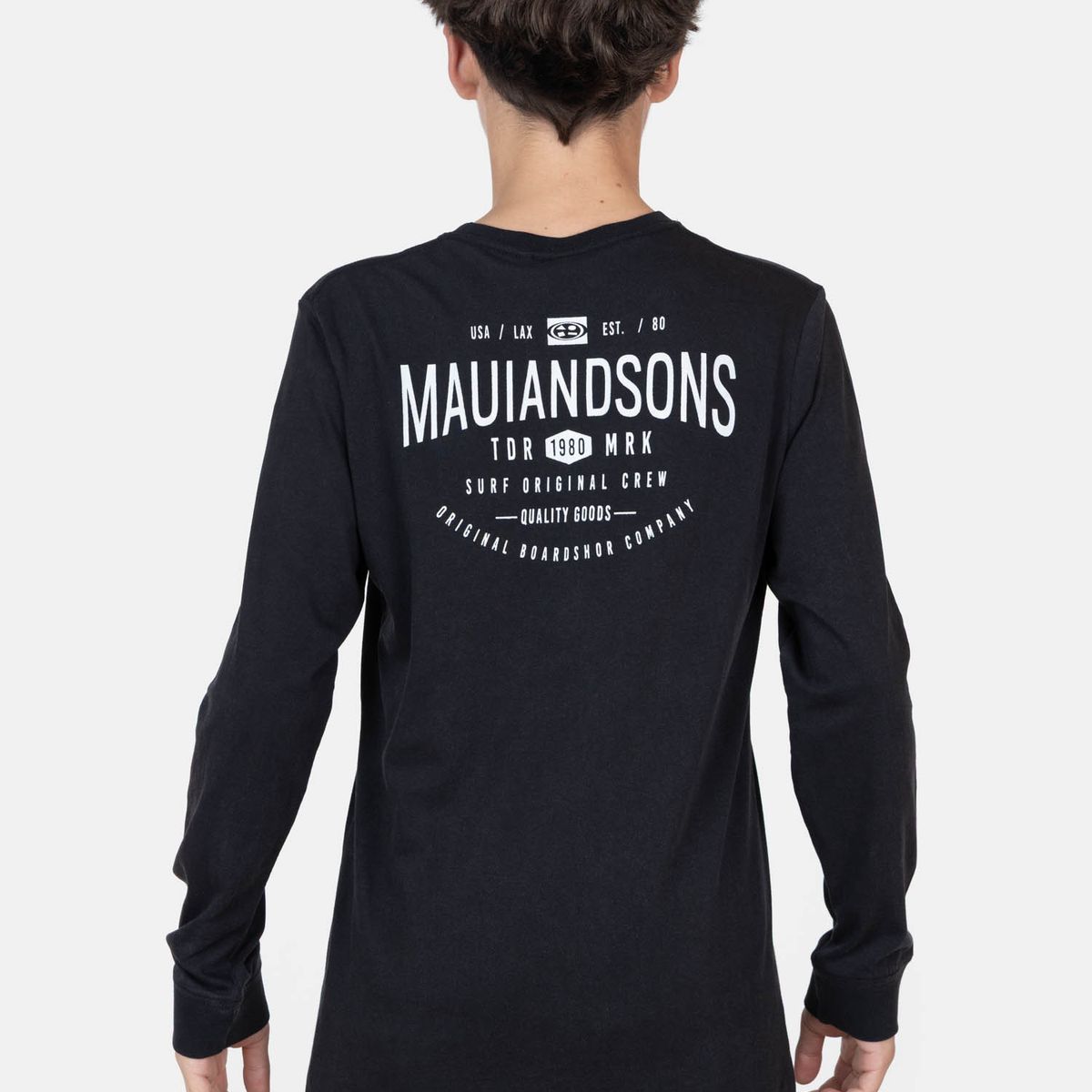 MAUI AND SONS - Polera ML Active Negro Infantil Maui And Sons - Negro