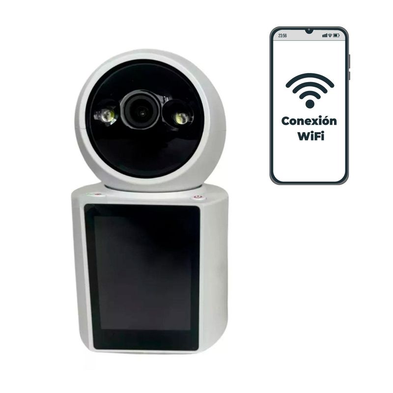 MUNDO ONLINE - Camara Monitor Bebe Pantalla Videollamada Seguridad Full HD