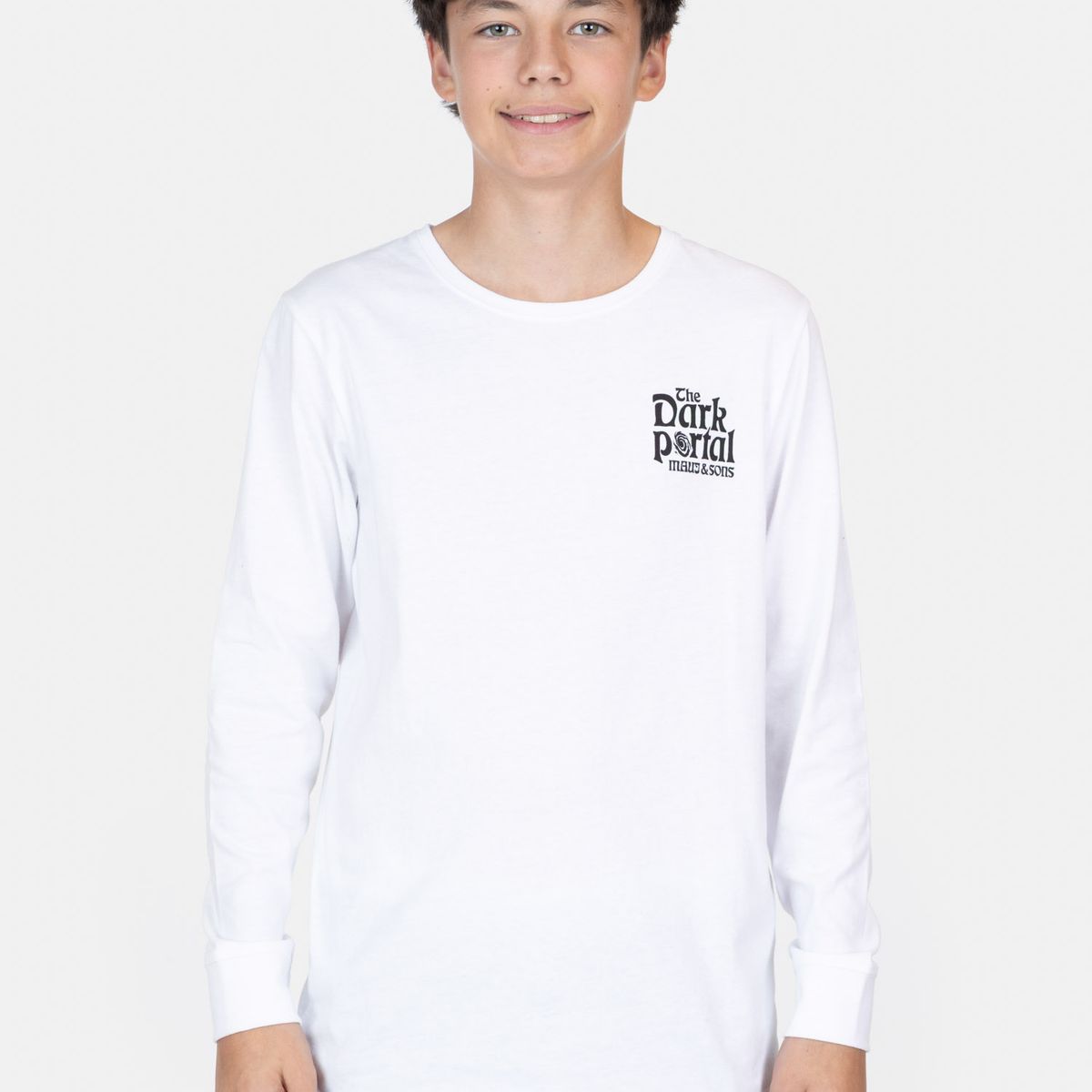 MAUI AND SONS - Polera ML SolDrop Blanco Infantil Maui And Sons - Blanco