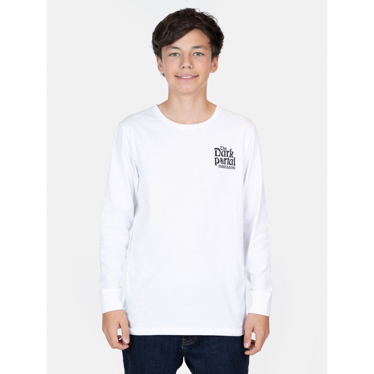 MAUI AND SONS - Polera ML SolDrop Blanco Infantil Maui And Sons - Blanco