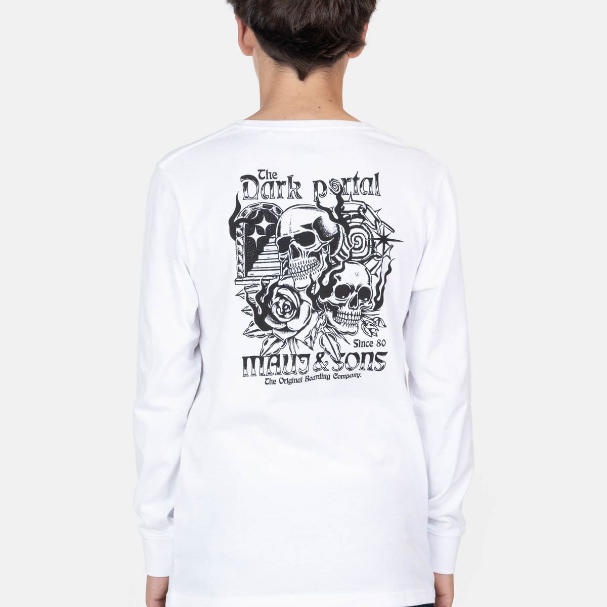 MAUI AND SONS - Polera ML SolDrop Blanco Infantil Maui And Sons - Blanco